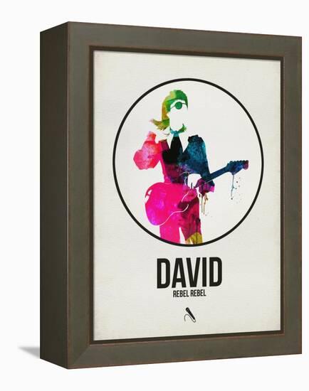 David Watercolor-David Brodsky-Framed Stretched Canvas