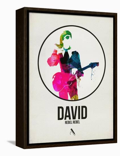 David Watercolor-David Brodsky-Framed Stretched Canvas