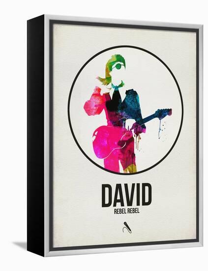 David Watercolor-David Brodsky-Framed Stretched Canvas