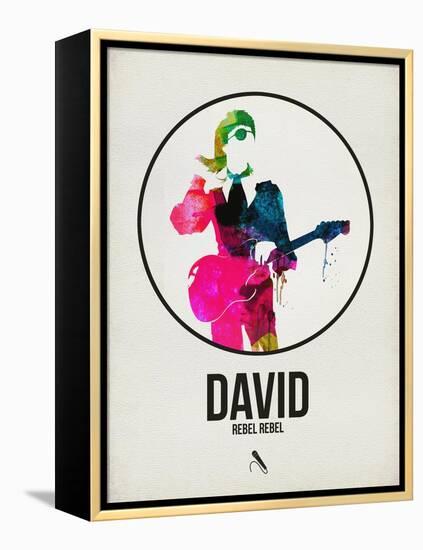 David Watercolor-David Brodsky-Framed Stretched Canvas