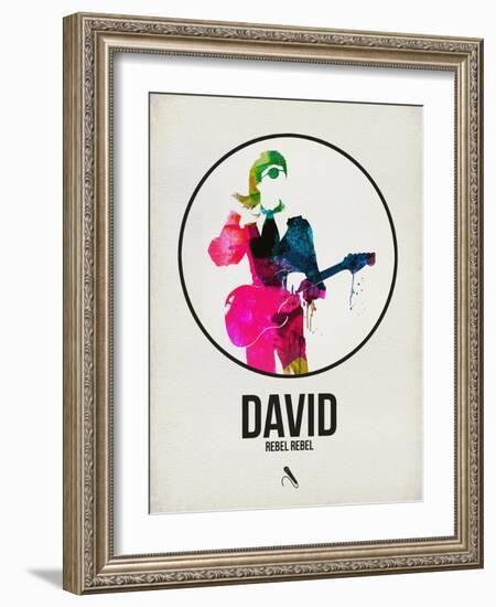 David Watercolor-David Brodsky-Framed Art Print