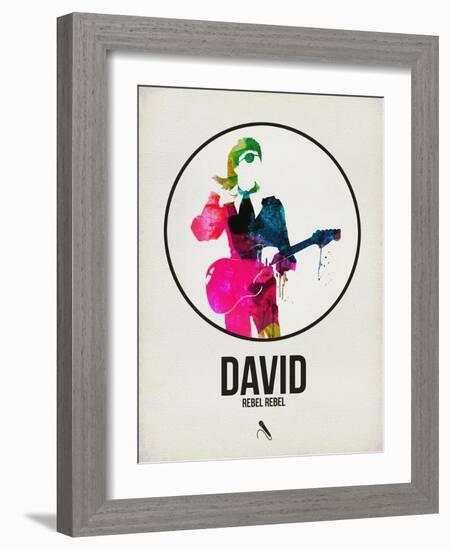 David Watercolor-David Brodsky-Framed Art Print