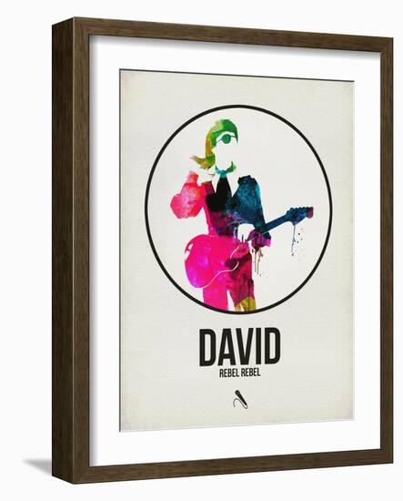 David Watercolor-David Brodsky-Framed Art Print