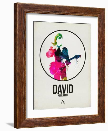 David Watercolor-David Brodsky-Framed Art Print