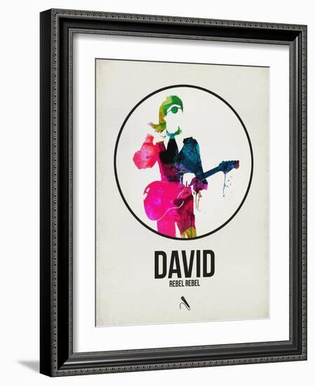 David Watercolor-David Brodsky-Framed Art Print