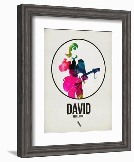 David Watercolor-David Brodsky-Framed Art Print