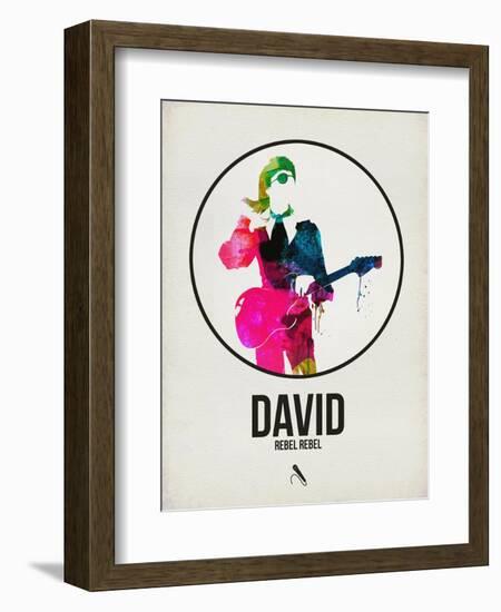 David Watercolor-David Brodsky-Framed Art Print