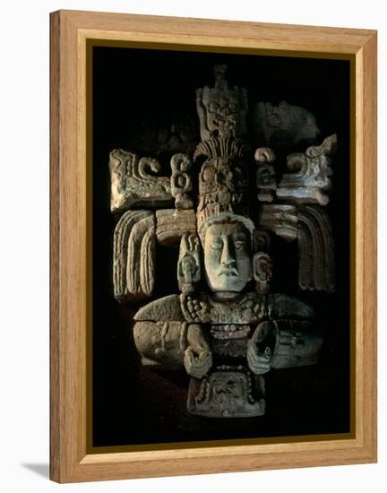 David Webser, Corn God, Royal Maya Tomb II, Sepulturas, Copan, Honduras-Kenneth Garrett-Framed Premier Image Canvas