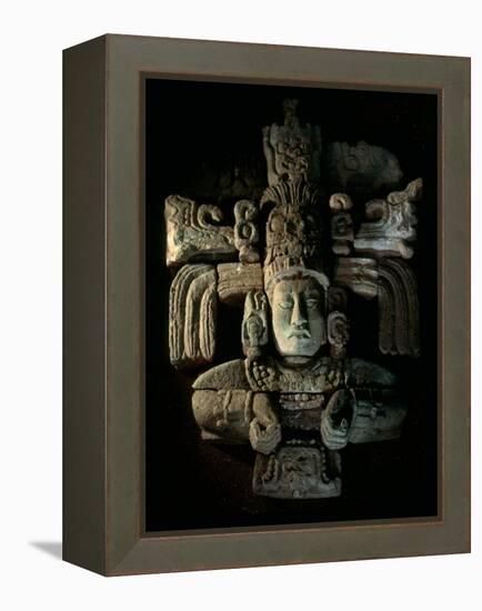 David Webser, Corn God, Royal Maya Tomb II, Sepulturas, Copan, Honduras-Kenneth Garrett-Framed Premier Image Canvas