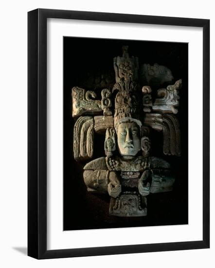 David Webser, Corn God, Royal Maya Tomb II, Sepulturas, Copan, Honduras-Kenneth Garrett-Framed Photographic Print