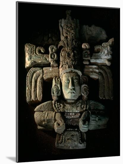 David Webser, Corn God, Royal Maya Tomb II, Sepulturas, Copan, Honduras-Kenneth Garrett-Mounted Photographic Print