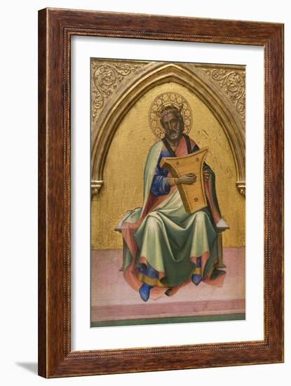 David with Lyre-Lorenzo Monaco-Framed Art Print