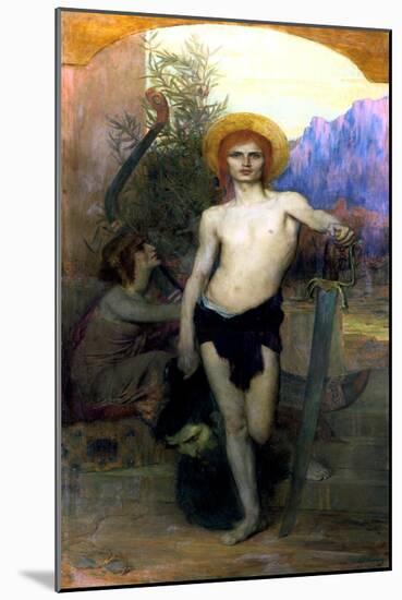 David with the Head of Goliath, 1894-Georges-Auguste-Elie Lavergne-Mounted Giclee Print