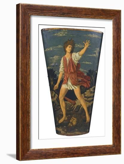 David with the Head of Goliath, C.1450-55-Andrea Del Castagno-Framed Giclee Print