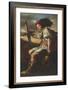 David with the Head of Goliath, c.1620-Domenico Fetti or Feti-Framed Giclee Print