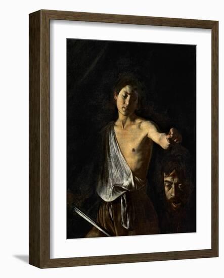 David with the Head of Goliath-Caravaggio-Framed Giclee Print