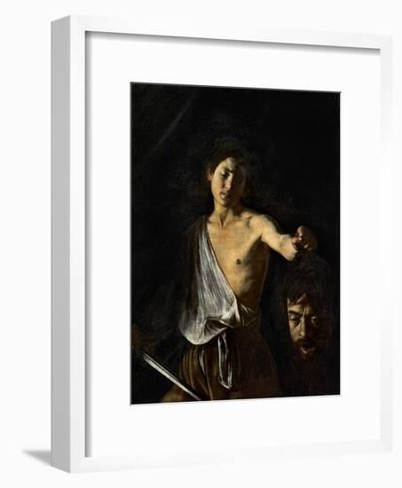 David with the Head of Goliath-Caravaggio-Framed Giclee Print