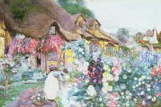 Anne Hathaway's Cottage (Pencil & W/C Heightened with White on Paper)-David Woodlock-Giclee Print