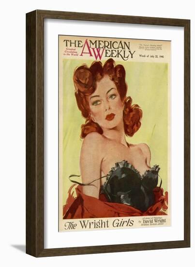 David Wright Pin-Up-null-Framed Premium Giclee Print