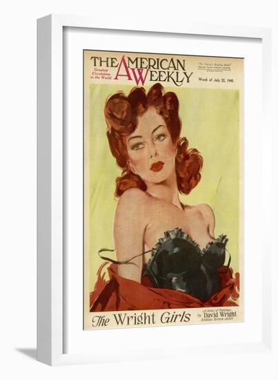 David Wright Pin-Up-null-Framed Premium Giclee Print