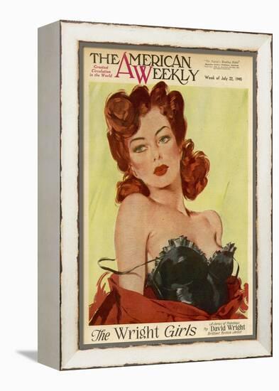 David Wright Pin-Up-null-Framed Stretched Canvas