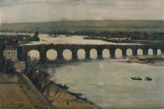 'Berwick Bridge', c1912-David Young Cameron-Framed Giclee Print