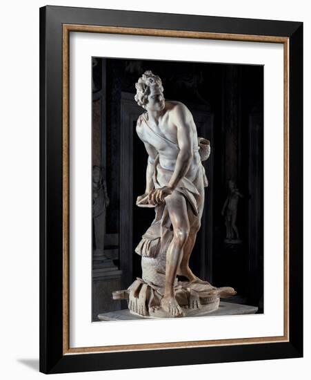 David-Gian Lorenzo Bernini-Framed Art Print