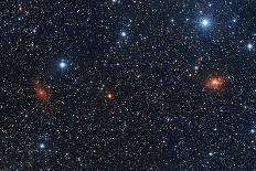 Pleiades Star Cluster-Davide De Martin-Framed Premier Image Canvas