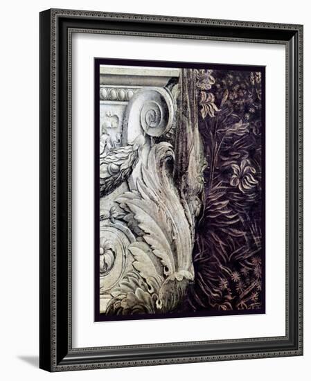 DaVinci Cornice 2-Vintage Lavoie-Framed Giclee Print