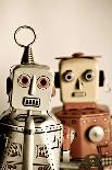Two Robots in Love-davinci-Art Print