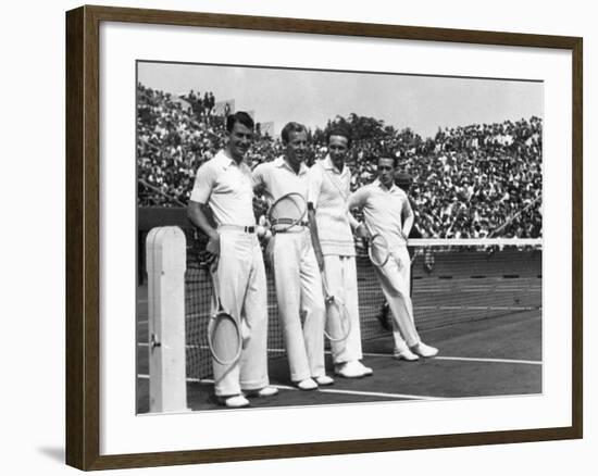 Davis Cup Players-null-Framed Photographic Print