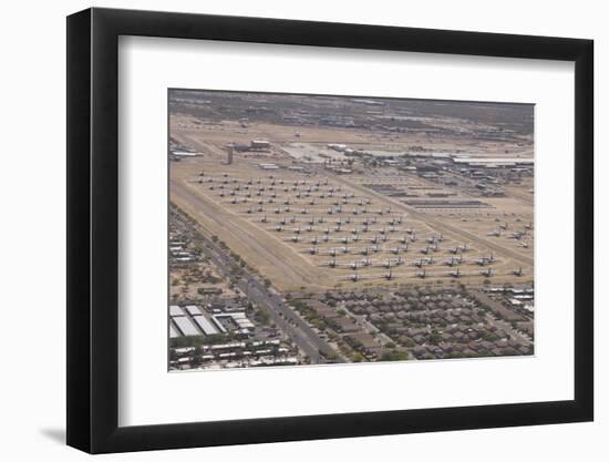 Davis-Monthan Air Force Base Airplane Boneyard in Arizona-Stocktrek Images-Framed Photographic Print