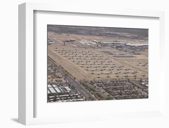 Davis-Monthan Air Force Base Airplane Boneyard in Arizona-Stocktrek Images-Framed Photographic Print