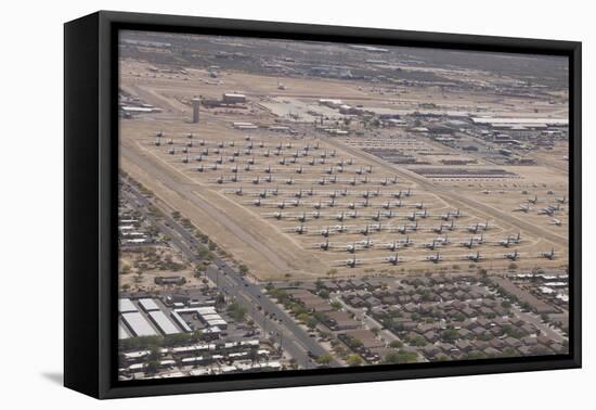Davis-Monthan Air Force Base Airplane Boneyard in Arizona-Stocktrek Images-Framed Premier Image Canvas