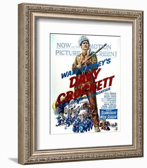 Davy Crockett: King of the Wild Frontier - Movie Poster Reproduction-null-Framed Photo