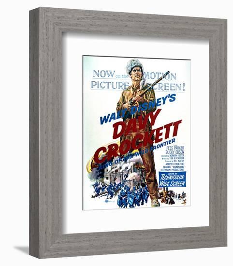 Davy Crockett: King of the Wild Frontier - Movie Poster Reproduction-null-Framed Photo