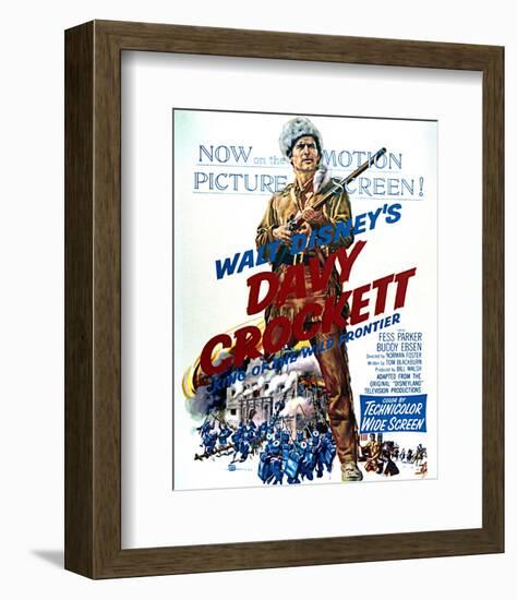 Davy Crockett: King of the Wild Frontier - Movie Poster Reproduction-null-Framed Photo