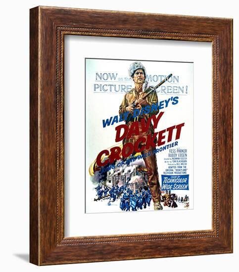 Davy Crockett: King of the Wild Frontier - Movie Poster Reproduction-null-Framed Photo