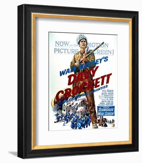 Davy Crockett: King of the Wild Frontier - Movie Poster Reproduction-null-Framed Photo