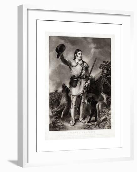 Davy Crockett-null-Framed Giclee Print