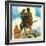 Davy Crockett-English School-Framed Giclee Print