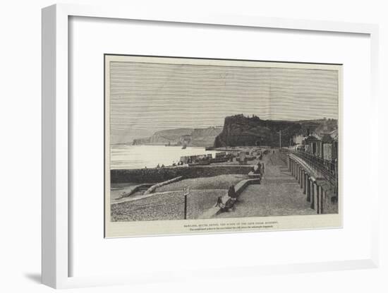 Dawlish, South Devon, the Scene of the Late Fatal Accident-null-Framed Giclee Print