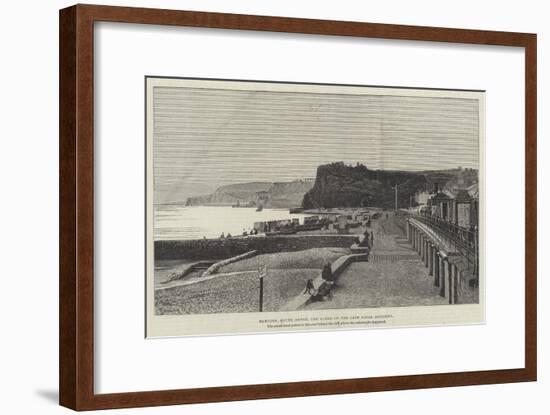 Dawlish, South Devon, the Scene of the Late Fatal Accident-null-Framed Giclee Print