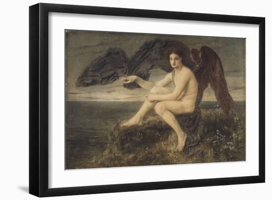 Dawn, 1871 (Oil on Canvas)-Simeon Solomon-Framed Giclee Print