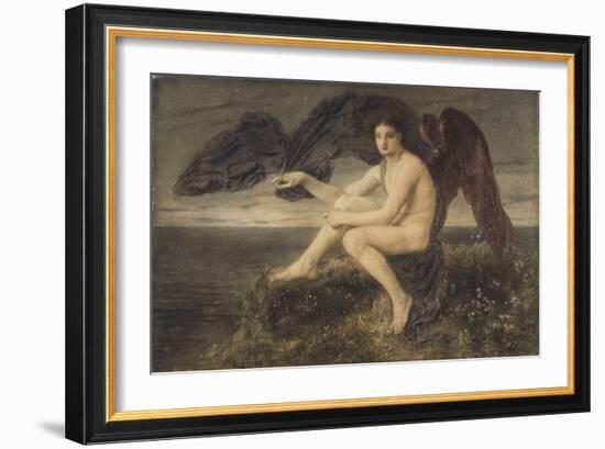 Dawn, 1871 (Oil on Canvas)-Simeon Solomon-Framed Giclee Print