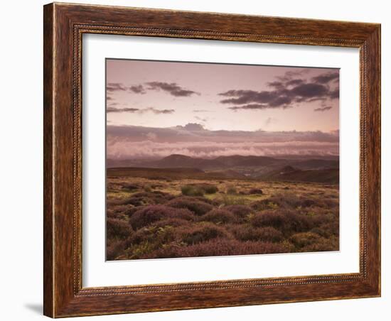 Dawn Above the Clouds on the Long Mynd Near Church Stretton, Shropshire, England, UK, Europe-Ian Egner-Framed Photographic Print