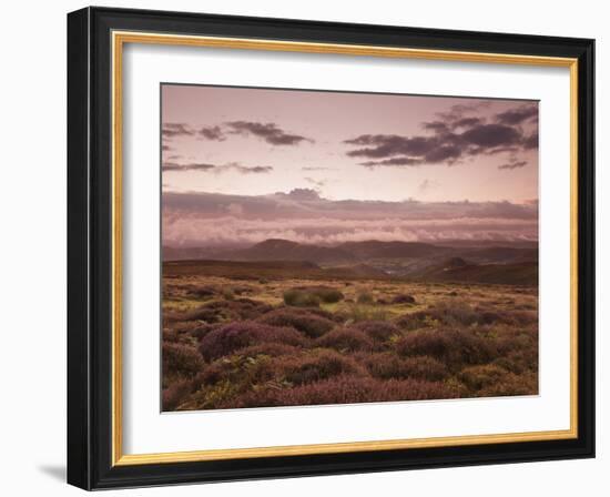 Dawn Above the Clouds on the Long Mynd Near Church Stretton, Shropshire, England, UK, Europe-Ian Egner-Framed Photographic Print