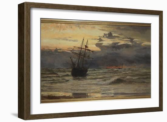 Dawn after the Storm-William Lionel Wyllie-Framed Giclee Print