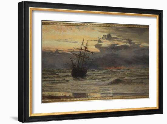 Dawn after the Storm-William Lionel Wyllie-Framed Giclee Print