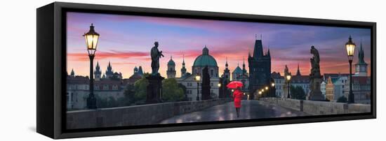 Dawn at Charles Bridge-Lee Sie-Framed Premier Image Canvas